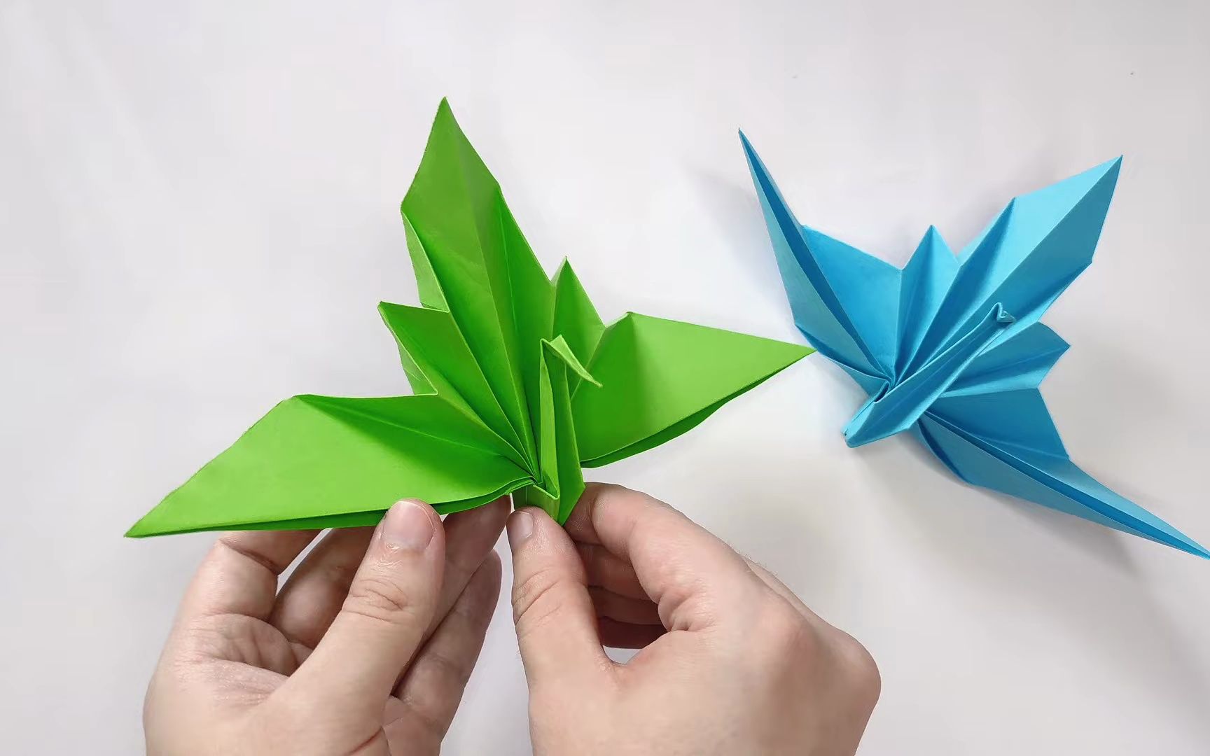 【origami library】孔雀摺紙教程origami wonderful peacock