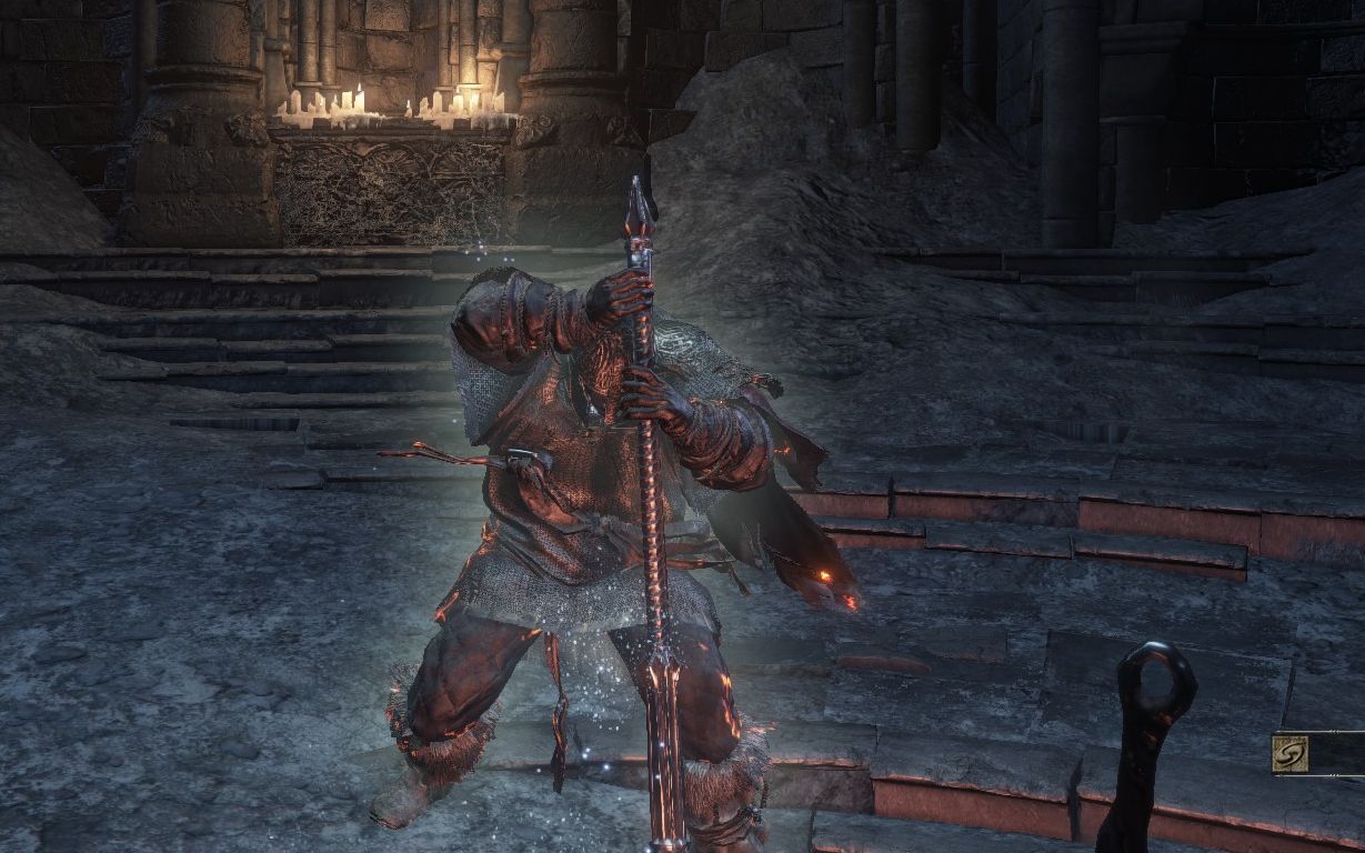 黑暗之魂3忍耐大锤的推图初体验01获得冰狗锤