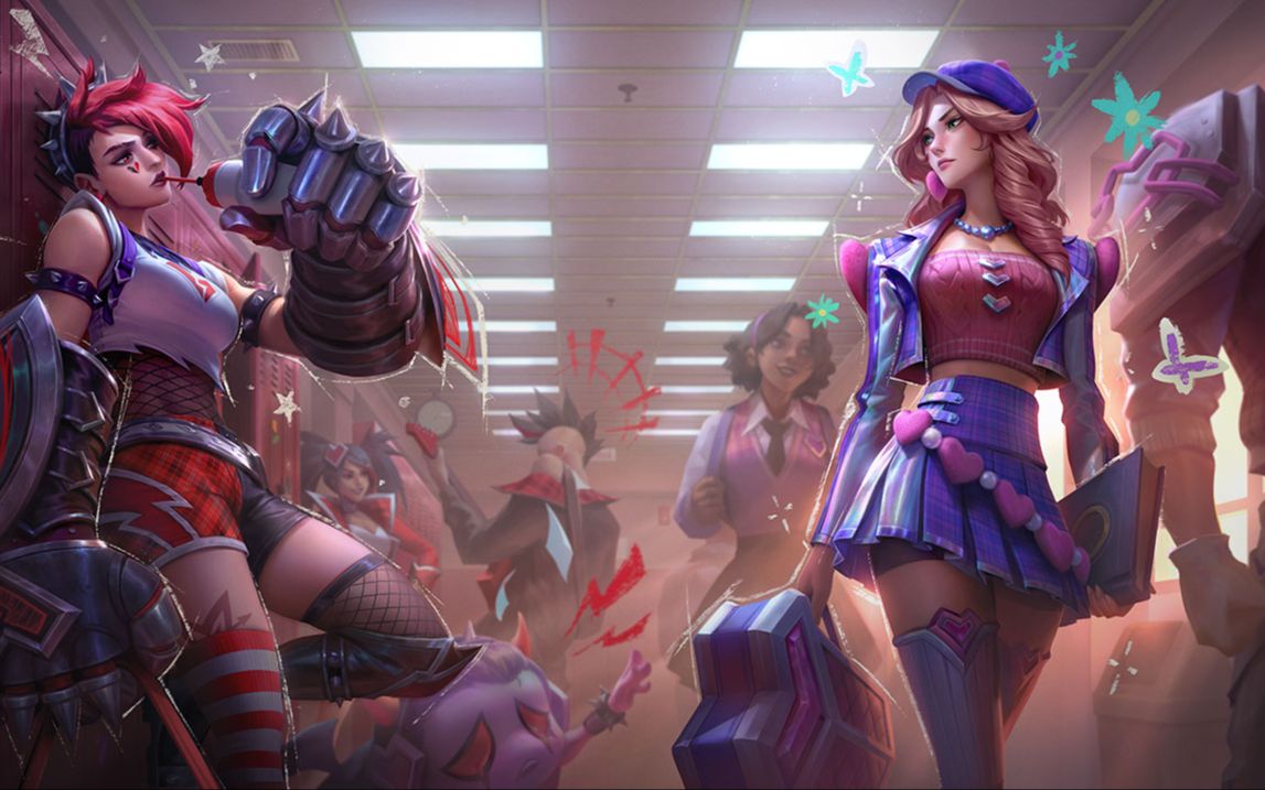 [lol] 怦然心动凯特琳的皮肤, 和平使者是一封情书, 让子弹飞像是