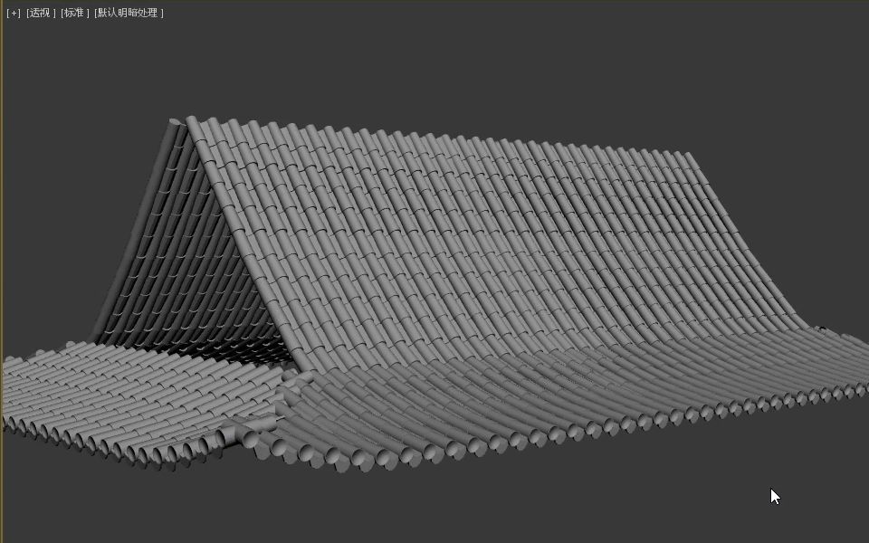 3dmax瓦片屋顶怎么做?古建筑屋顶瓦片的快速制作,零基础必学技巧