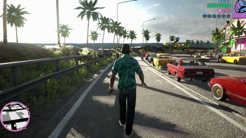 Grand Theft Auto Vice City Remake in Unreal Engine 5 looks spectacular