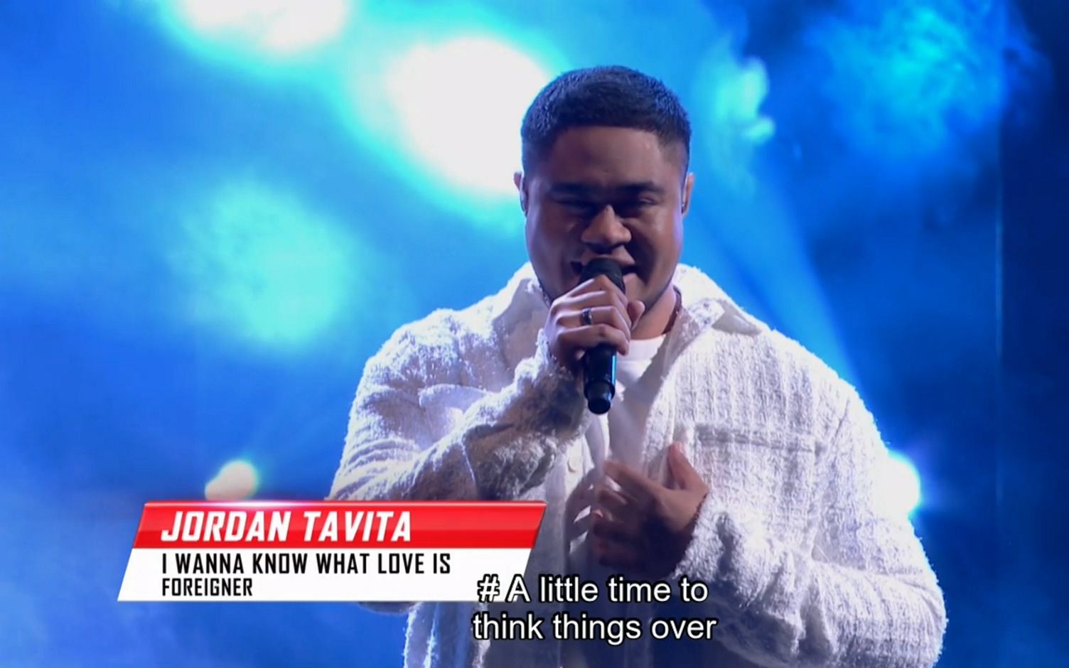 [图]Jordan Tavita Sings 'I Wanna Know What Love Is' | The Semi-Final 澳大利亚好声音