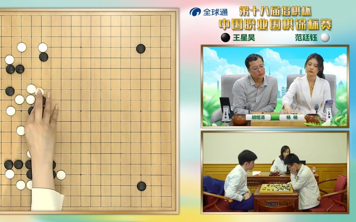 23.04.19 上海棋院直播 第18届倡棋杯 第一轮 王星昊vs范廷钰 讲解:胡煜清 杨杨哔哩哔哩bilibili