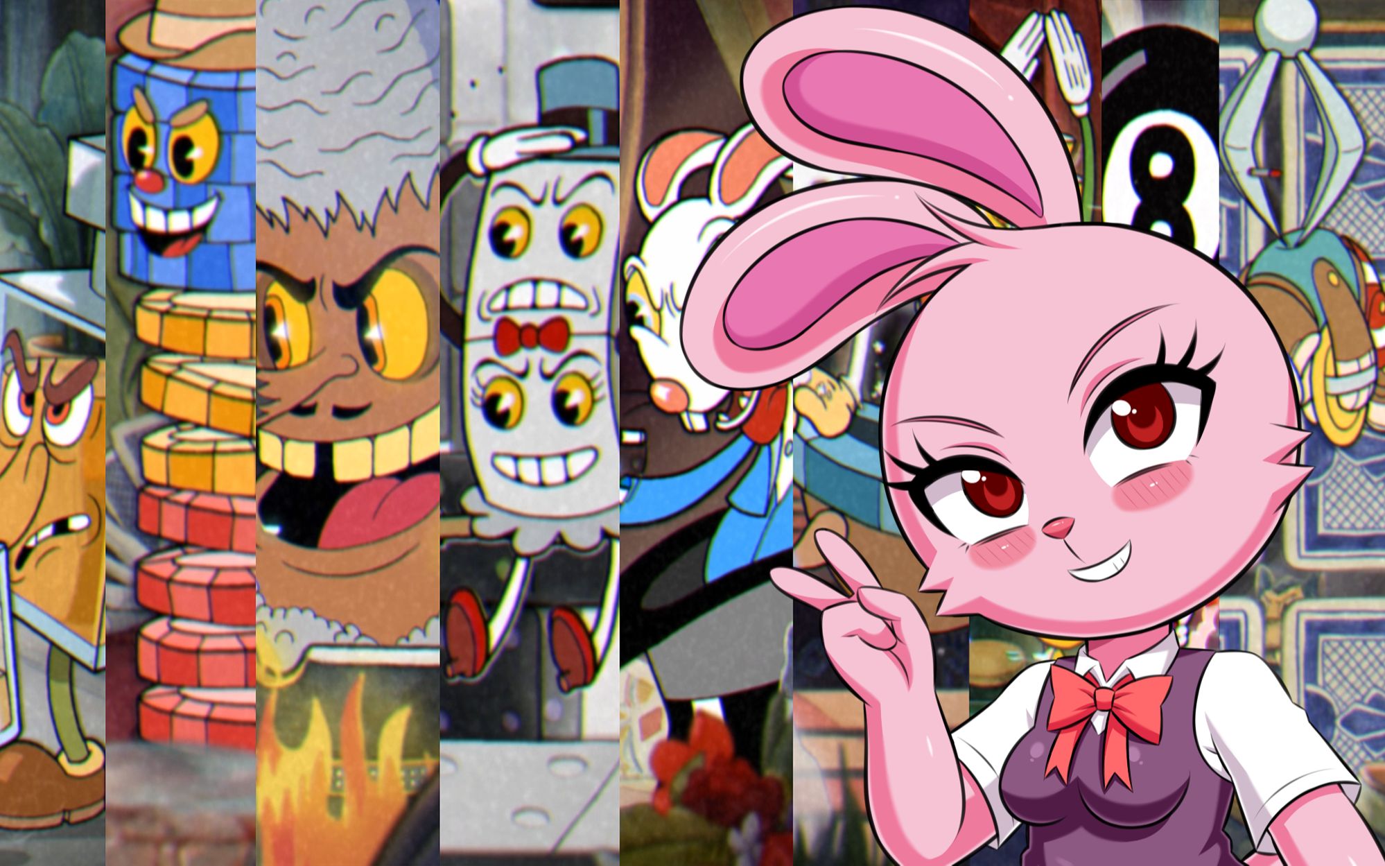 【茶杯头】骰子王9个小弟无伤速通_单机游戏热门视频