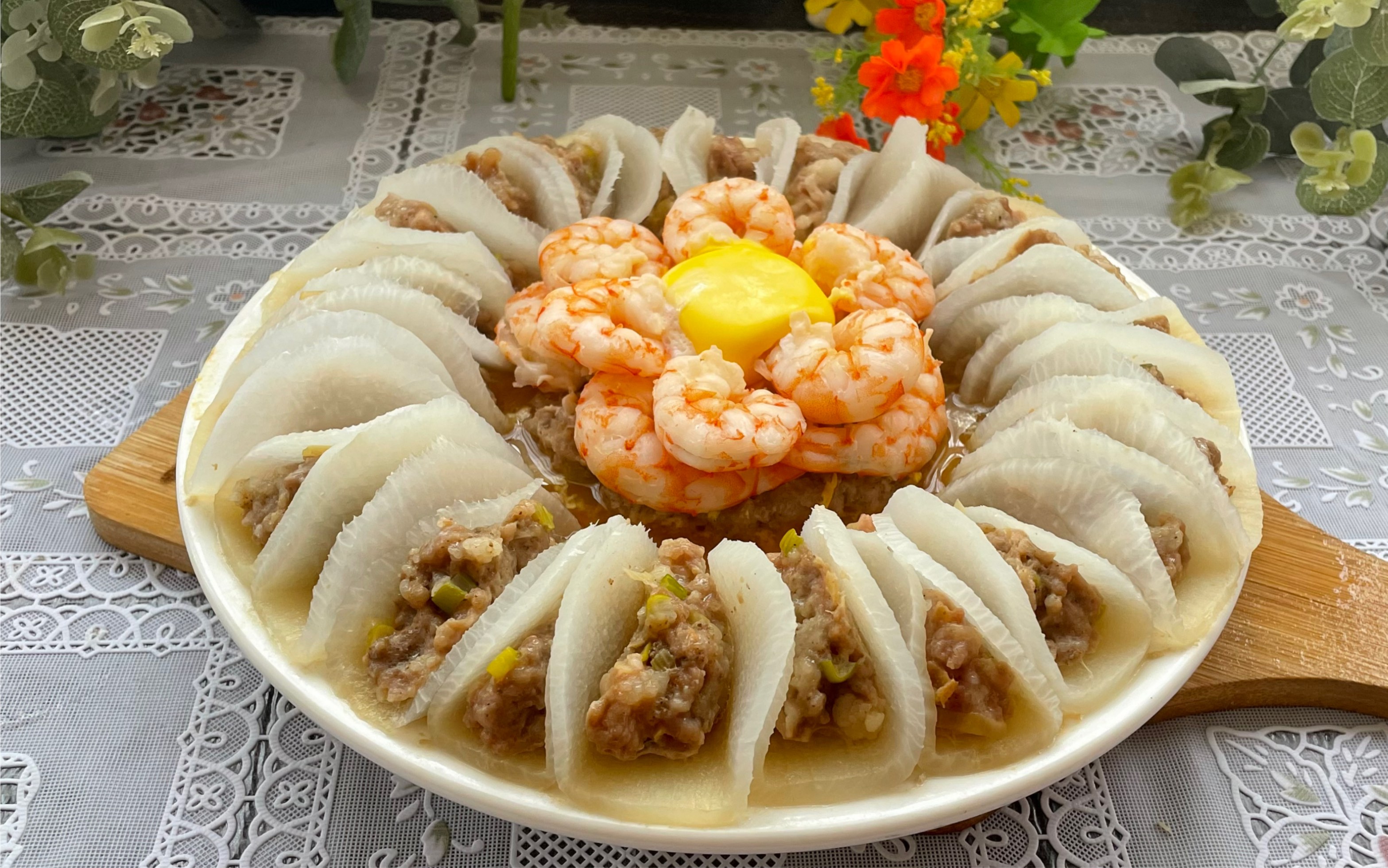 年夜饭必做的一道菜【蒸蒸日上】好吃又好看做法还简单,全身人都夸你