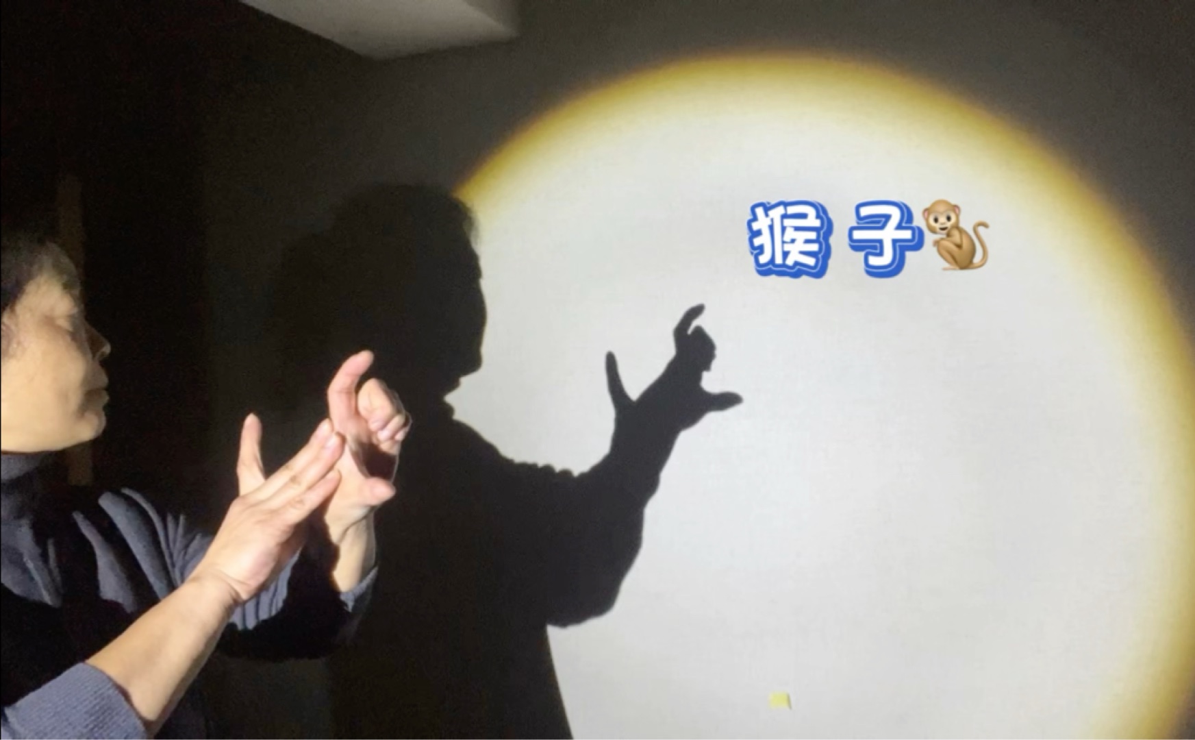 手影——猴子