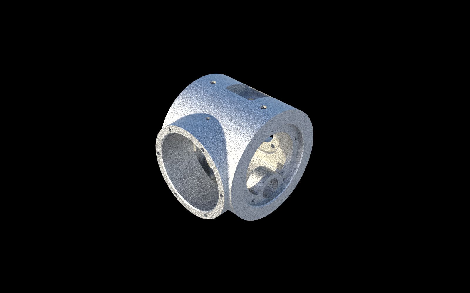 【修改】复杂零件壳体三维建模