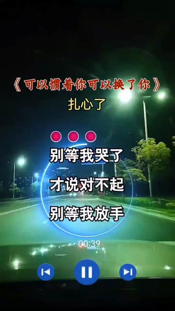 别等我哭了才说对不起