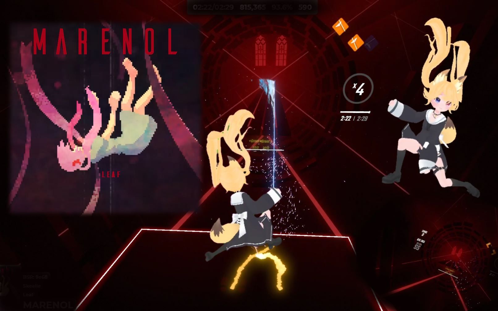 【beat saber】marenol - leaf_哔哩哔哩_bilibili
