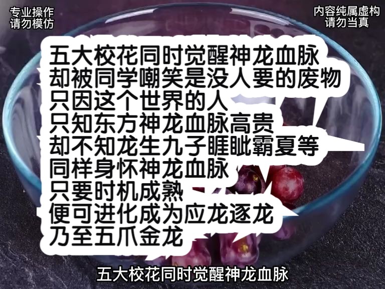 [图]【契约进化】 五大校花同时觉醒神龙血脉 却被同学嘲笑是没人要的废物 只因这个世界的人 只知东方神龙血脉高贵 却不知龙生九子睚眦霸夏等 同样身怀神龙血