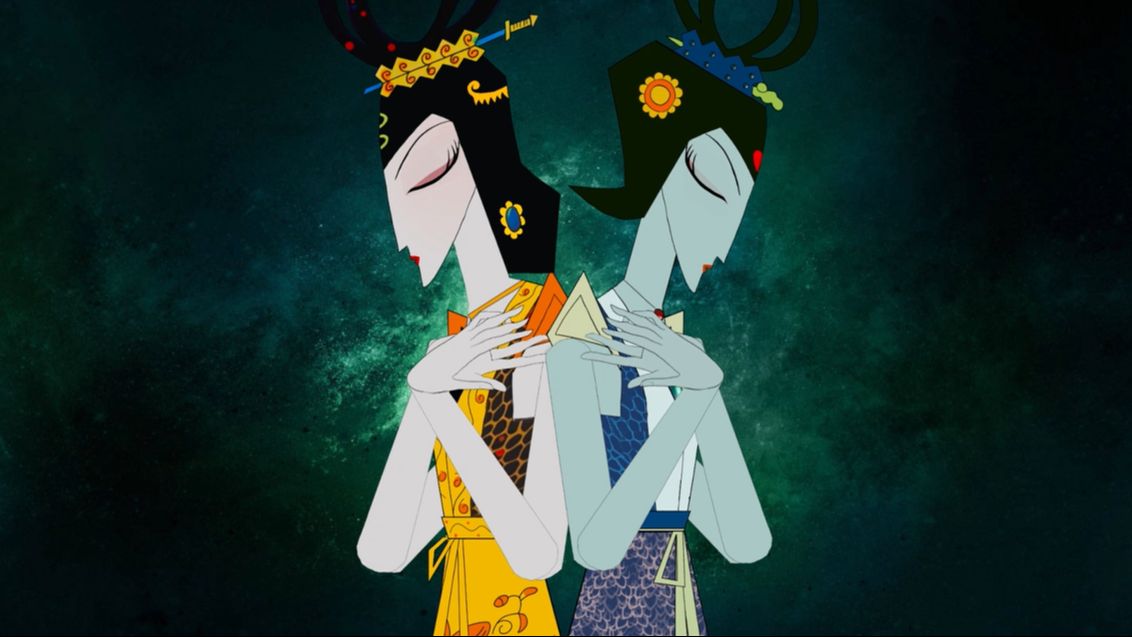 这葫芦山上有两条蛇精姐妹