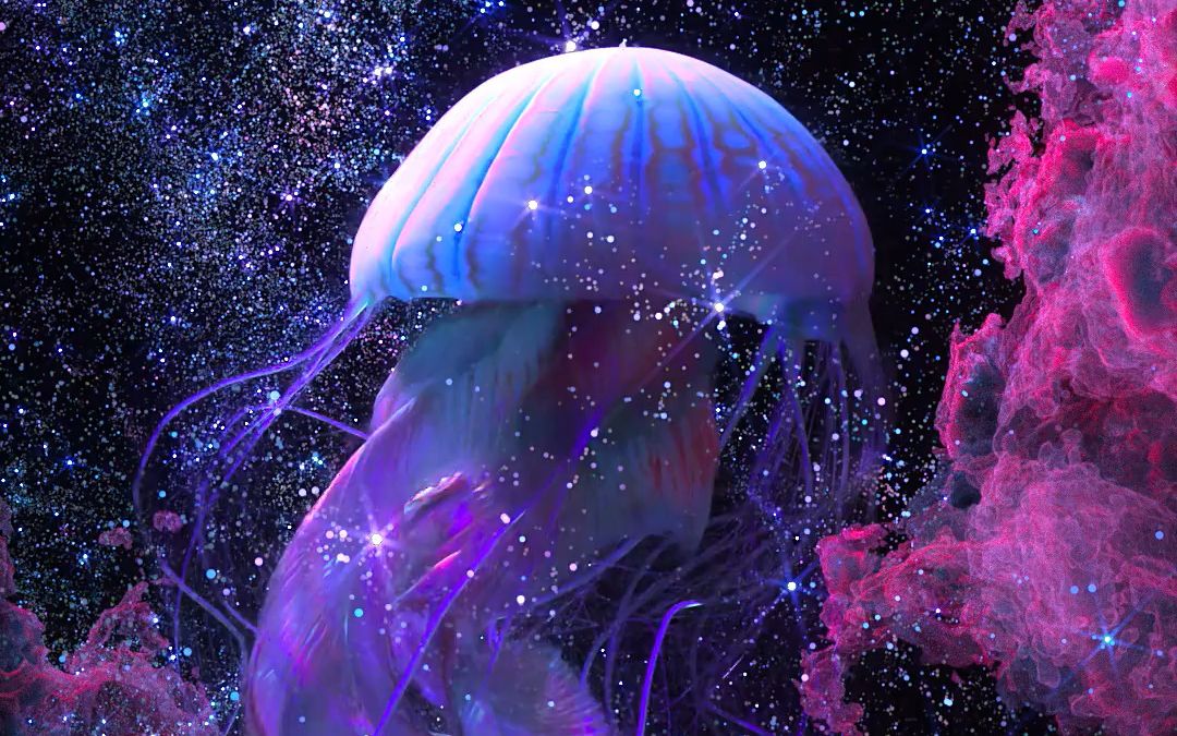 houdini特效作品水母