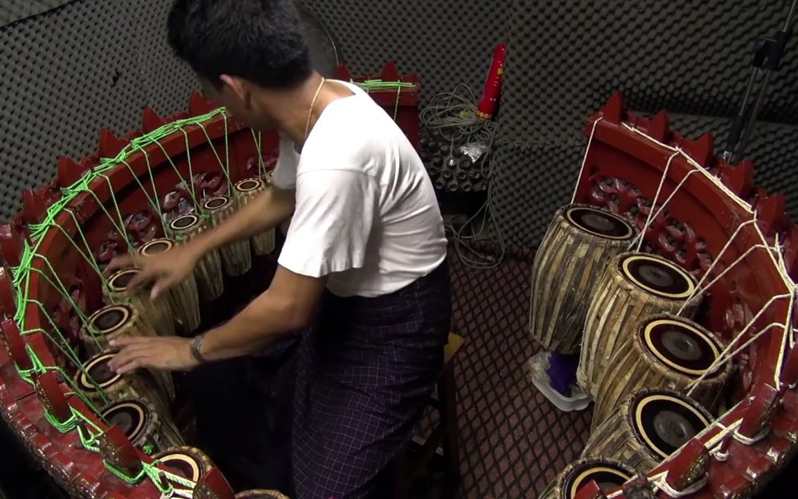 世界民族乐器之(五十八)--围鼓(pat waing)|东南亚|缅甸