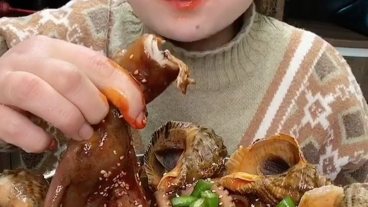 土味吃播快手美拍爆头八爪鱼