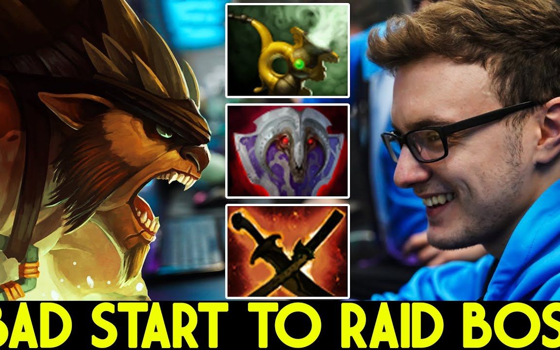 【dota2】miracle- 双刀笛子 带队冲锋的刚背兽 by dota2 highschool