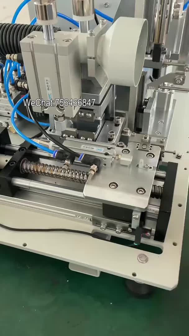 自动剥线焊锡机器,小型智能脚踏式半自动线材点焊加锡焊锡机设备