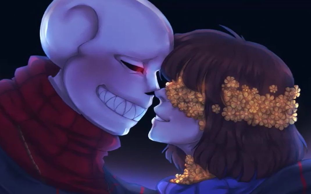 flowerfell sans x frisk_哔哩哔哩_bilibili
