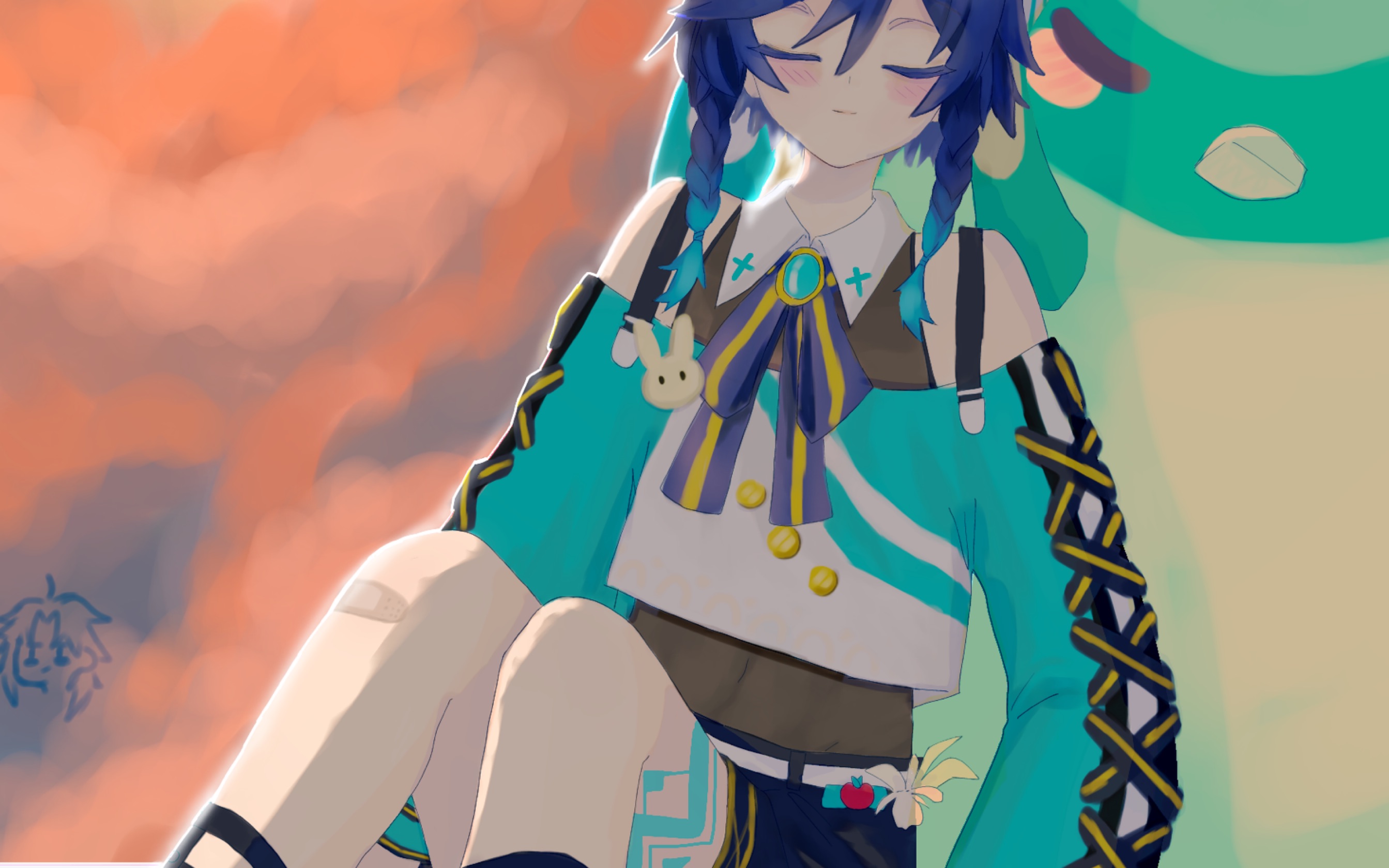 指绘|进来看一只睡午觉的温迪