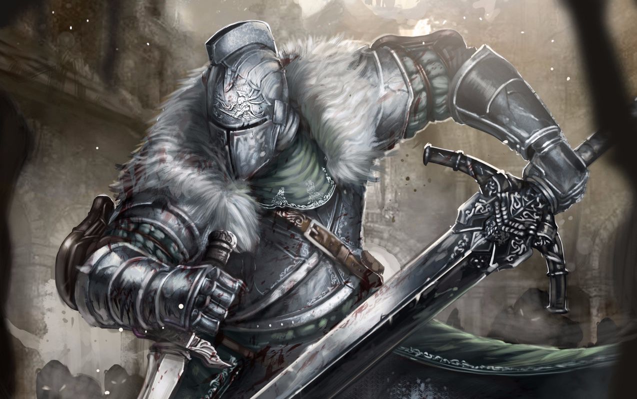 黑暗之魂3pvp 黑骑士特大剑正常向玩法剪辑介绍没有扯淡