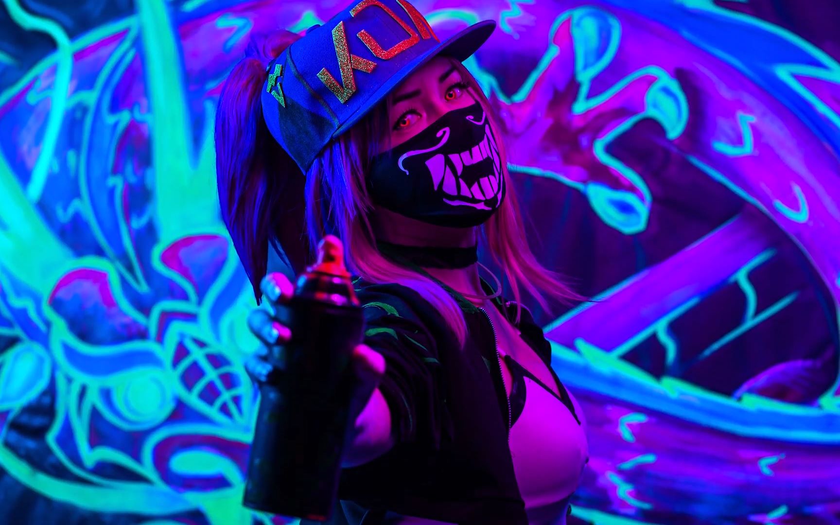 【lol/kda】2020首张新曲中文mv发布,阿卡丽冒死挑战淡黄色的长裙!