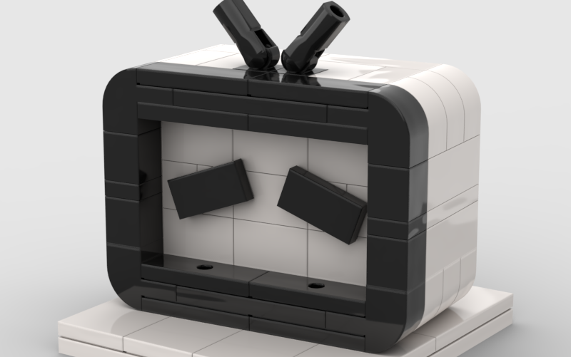 【moc】乐高零件bilibili小电视_哔哩哔哩 (゜-゜)つロ 干杯~-bili