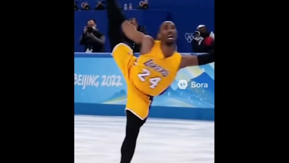 【Sora2】科比勇闯冬奥会