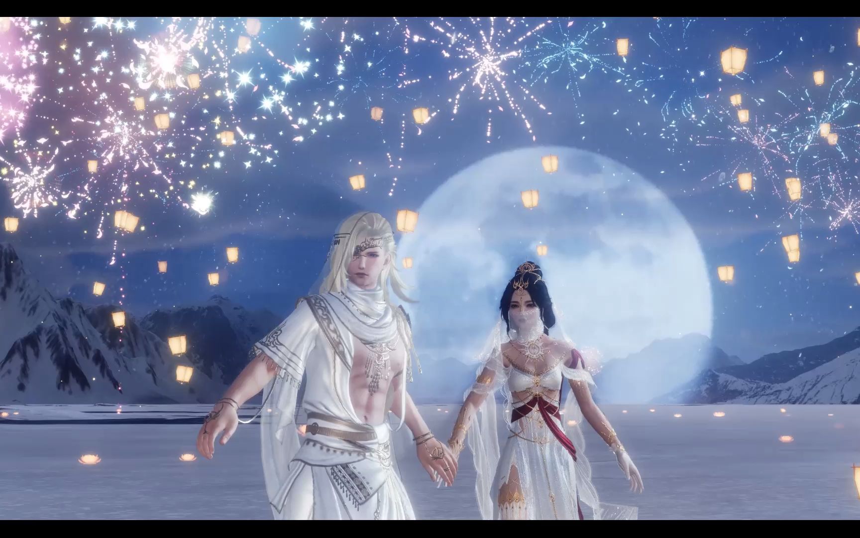 剑三双人滑冰--如归乐&明教百相套装