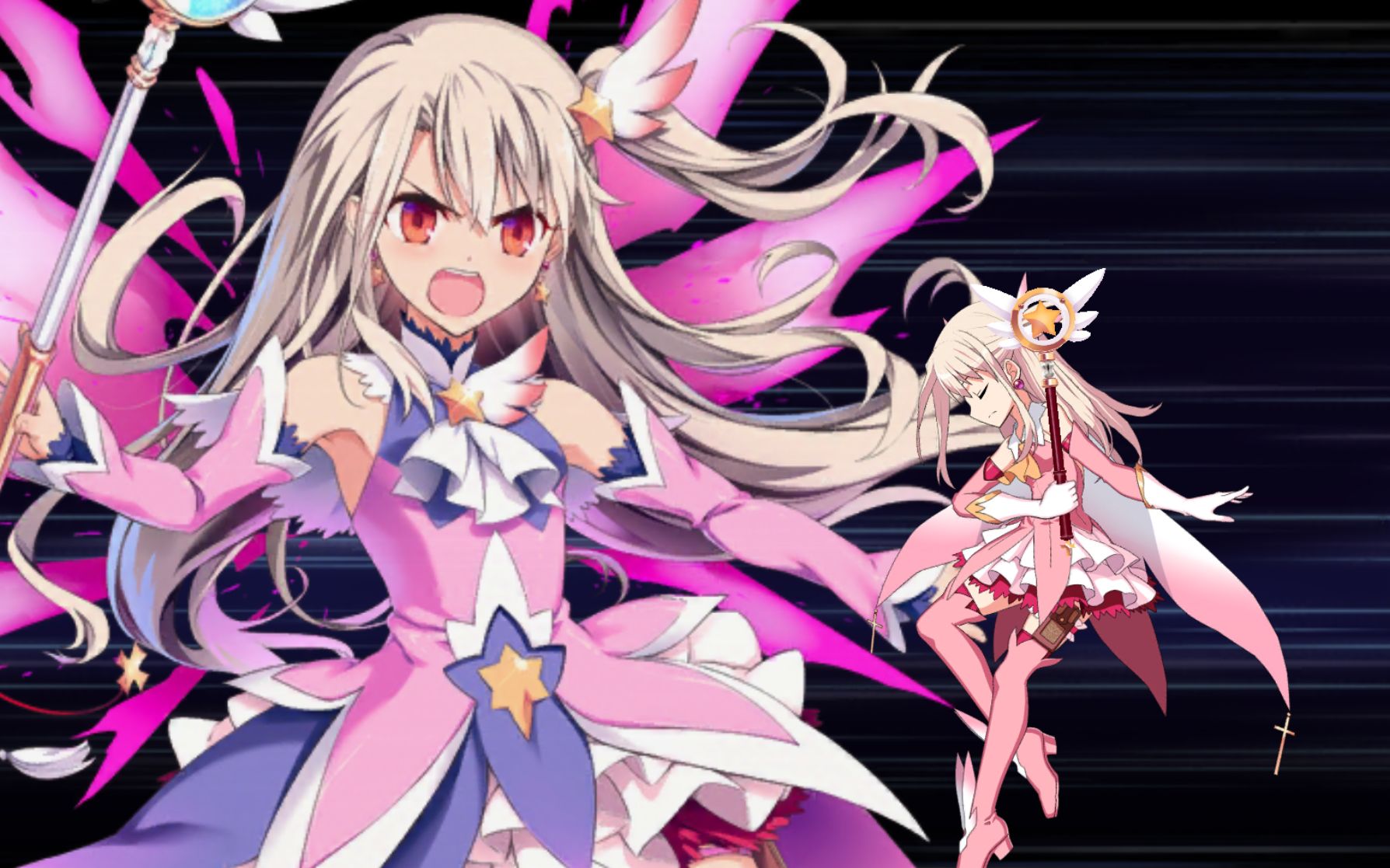 fgo伊莉雅斯菲尔冯爱因兹贝伦castercv门胁舞以高野直子新旧攻击模组