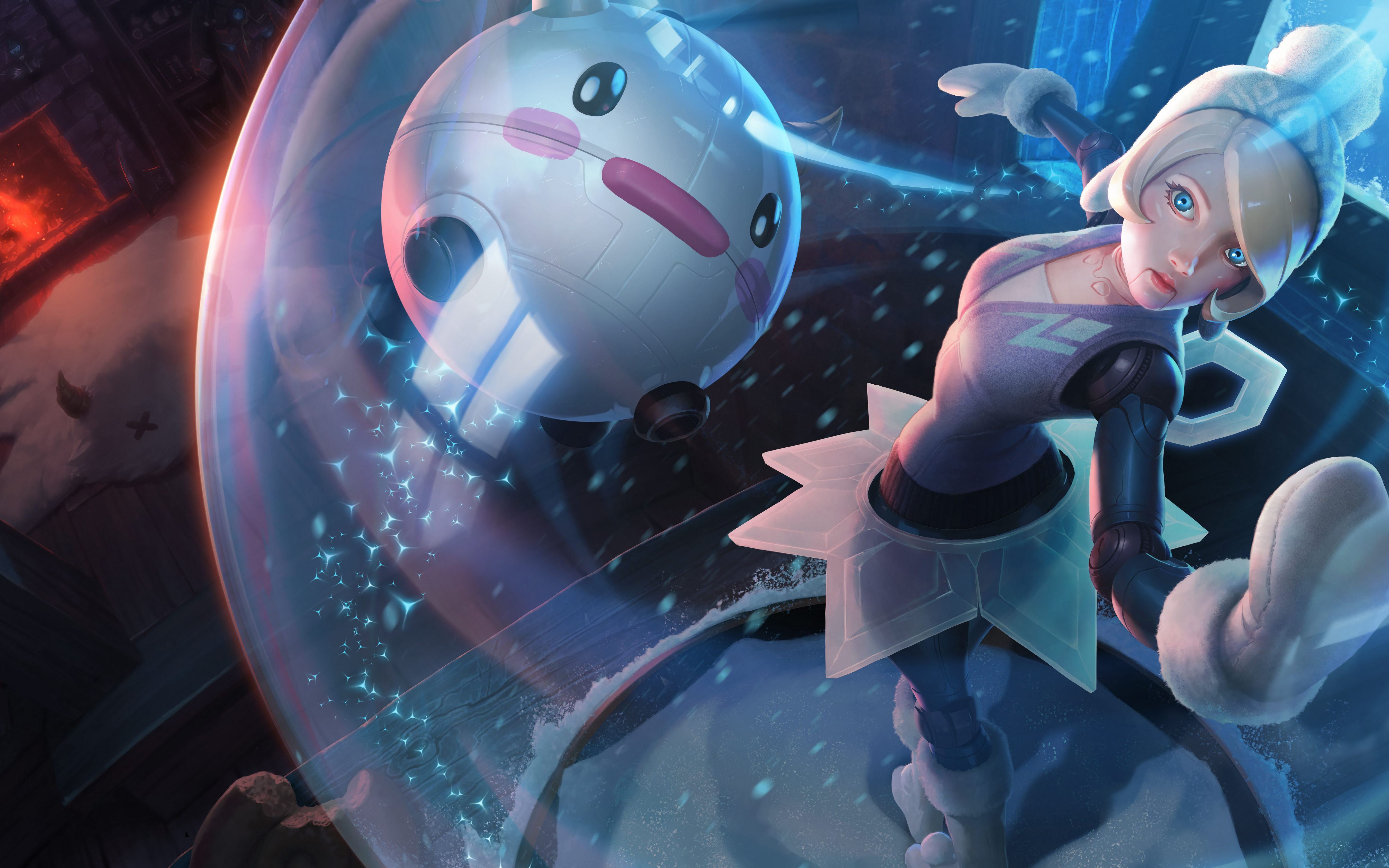 lol手游 奥利安娜 冬季仙境皮肤展示