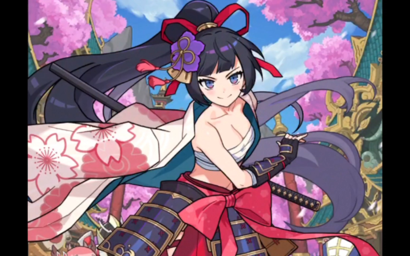 坎公日服赤雪立绘壁纸