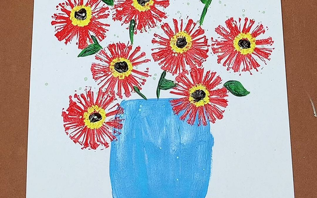 不用的吸管不要丢,做一幅好看的雏菊吧