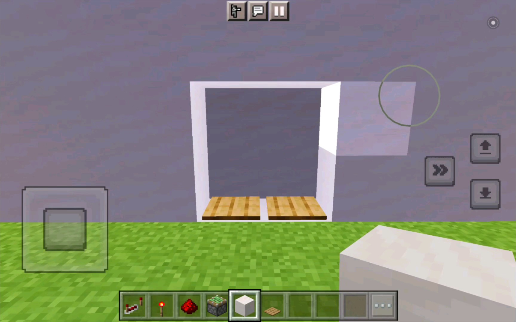 【我的世界】超简单的活塞门(2x2)