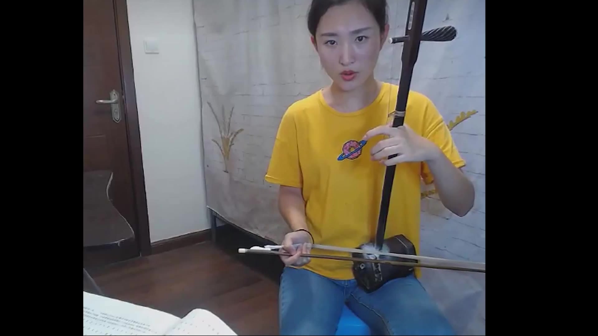 二胡教学视频持琴持弓运弓拉内弦练习二胡价格表宋飞二胡