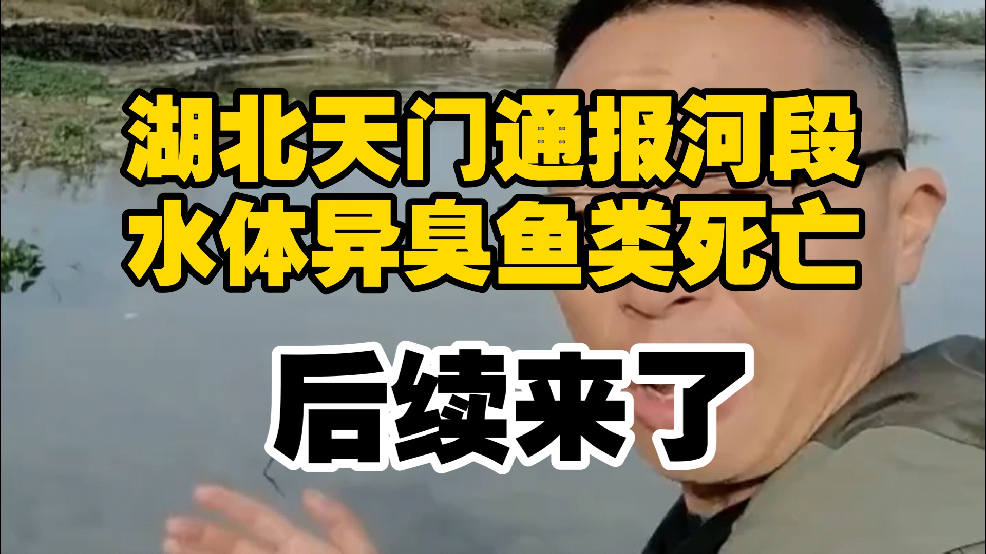 湖北天门通报河段水体异臭鱼类死亡,后续来了!哔哩哔哩bilibili