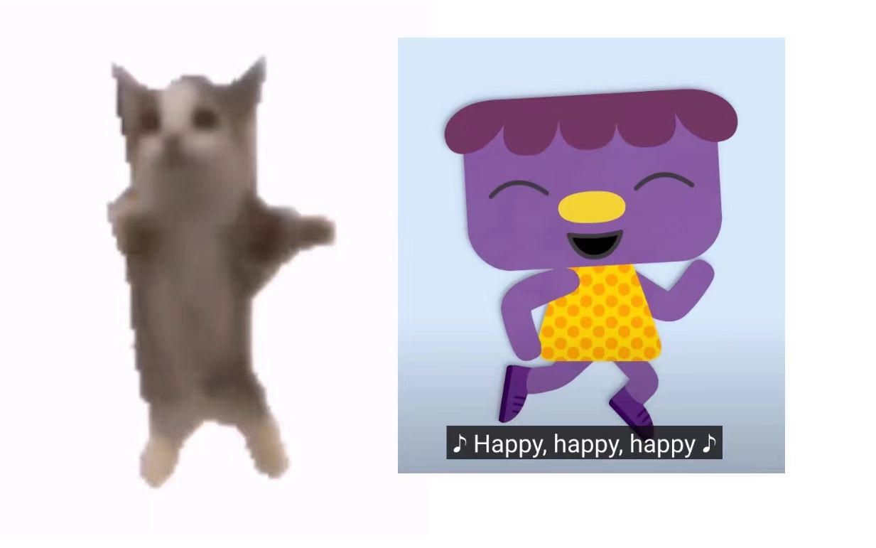 【MEME】HAPPY! Happy猫 原曲完整版 开心猫 快乐猫 我的快乐歌 HAPPY! HAPPY! HAPPY!哔哩哔哩bilibili