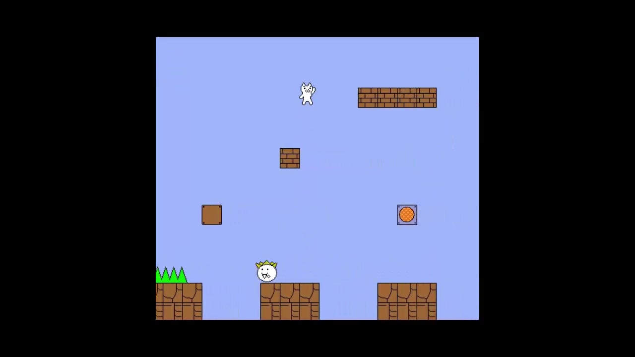 神操作无伤速通 - 超变态游戏《猫版马里奥》(猫里奥/玛丽猫)1-4关