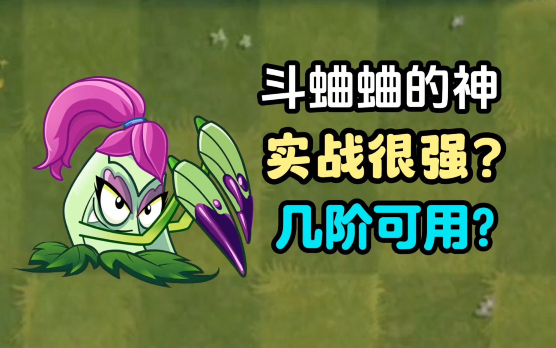 pvz2:秋葵在中文版真的很强么?几阶才够用?手机游戏热门视频