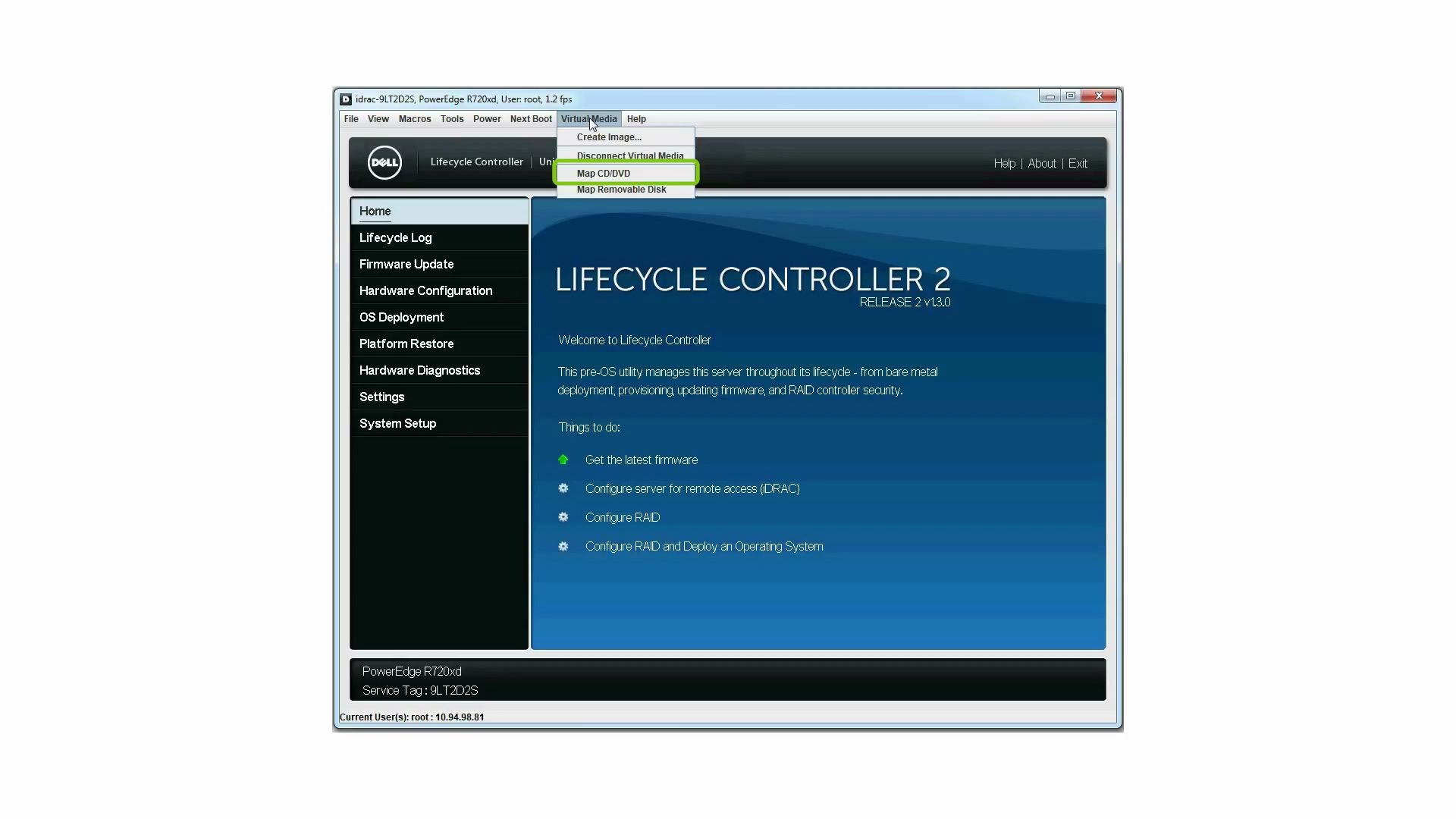 通过Dell Lifecycle Controller给R720装系统 转载自Dell在YouTube的视频