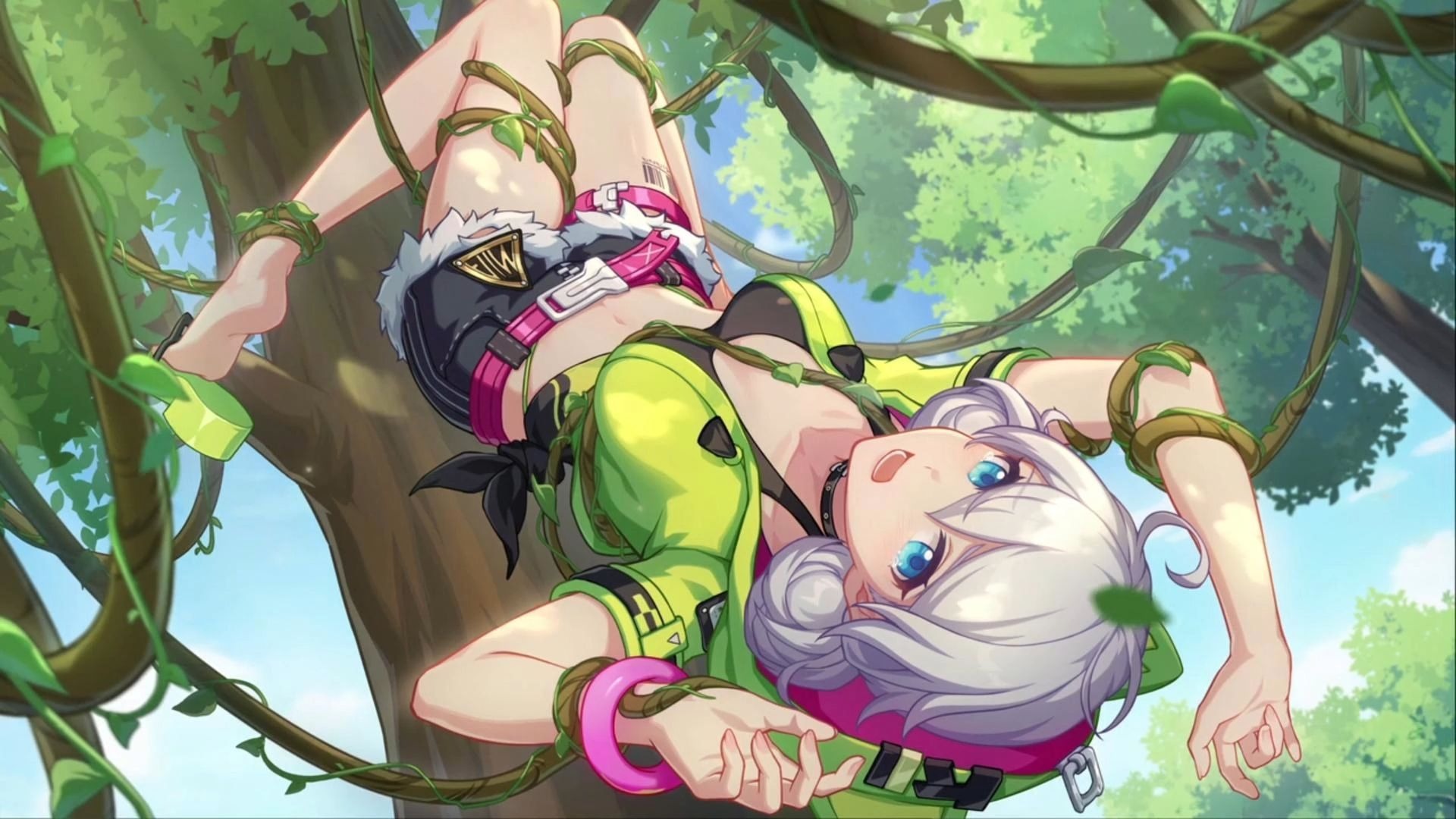 琪亚娜被藤蔓缠住了!你们都在燃些什么啊?