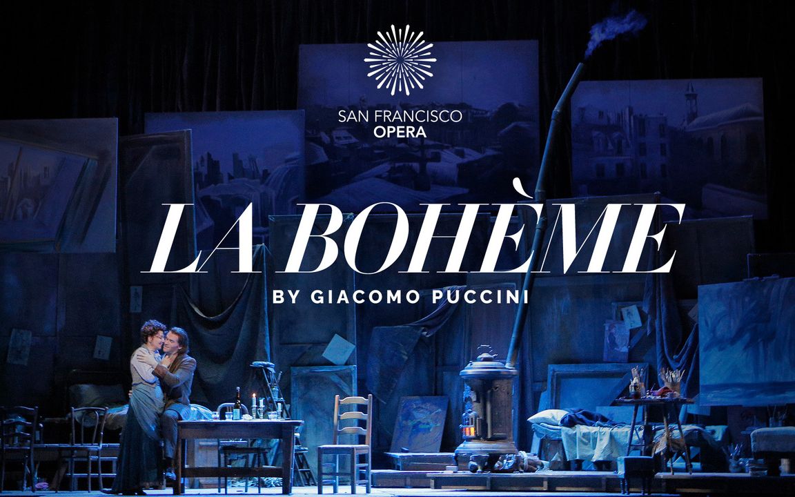 [图]【外挂英字】2014年旧金山歌剧院 普契尼作品《波西米亚人》Puccini - La Boheme +主创访谈 Nadine Sierra出演