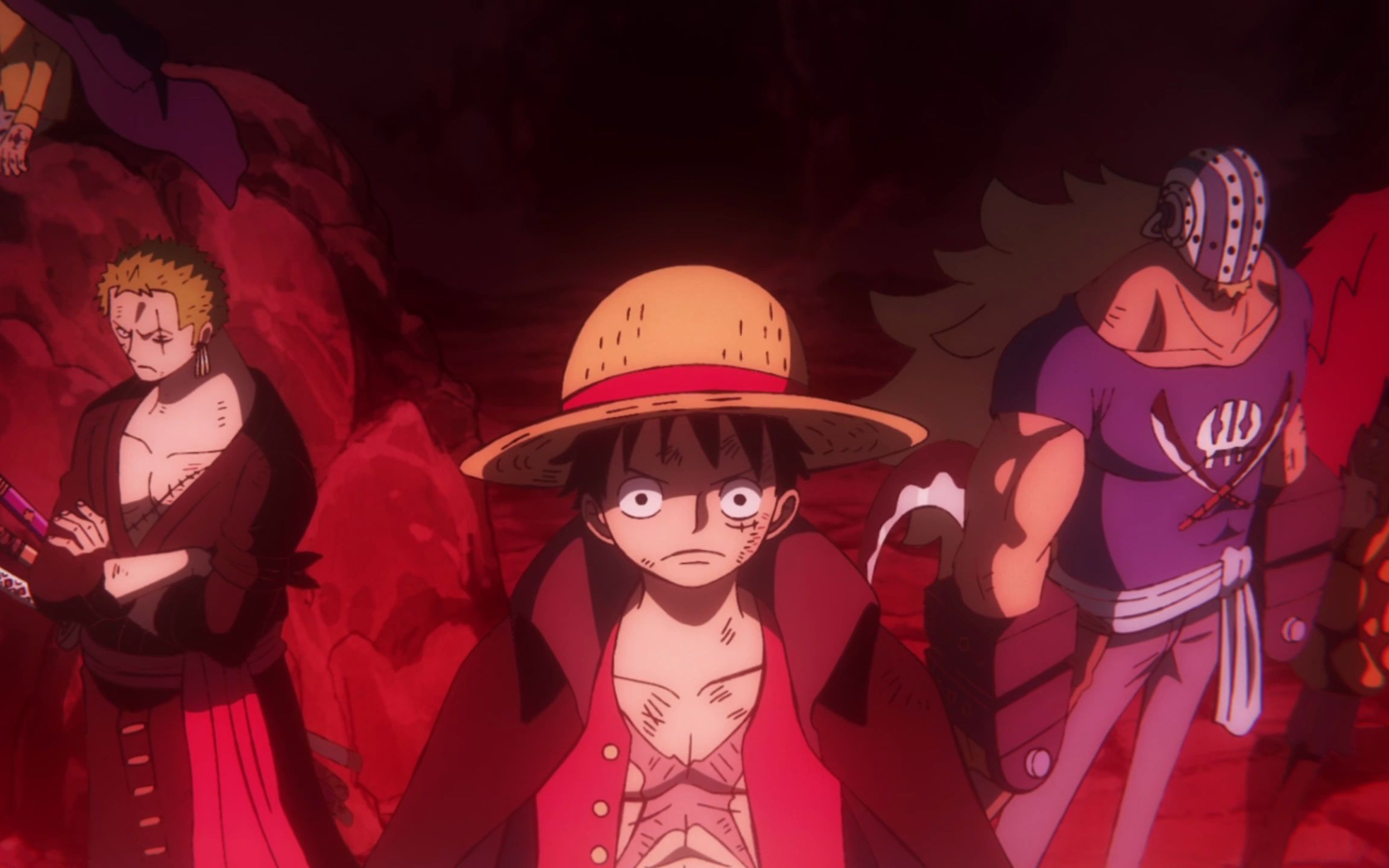 五超新星大战两四皇,路飞燃起来了