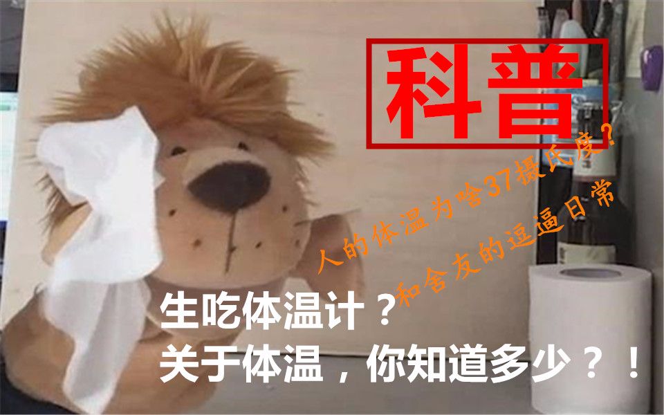 【做作科普】关于体温你了解多少?啥叫高中低烧?人的体温为啥是37?做作的6分钟“体温”科普哔哩哔哩bilibili