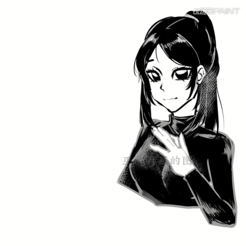 【csp】绘画过程 是一个伏黑津美纪的画!看漫画的时候就觉得好漂亮