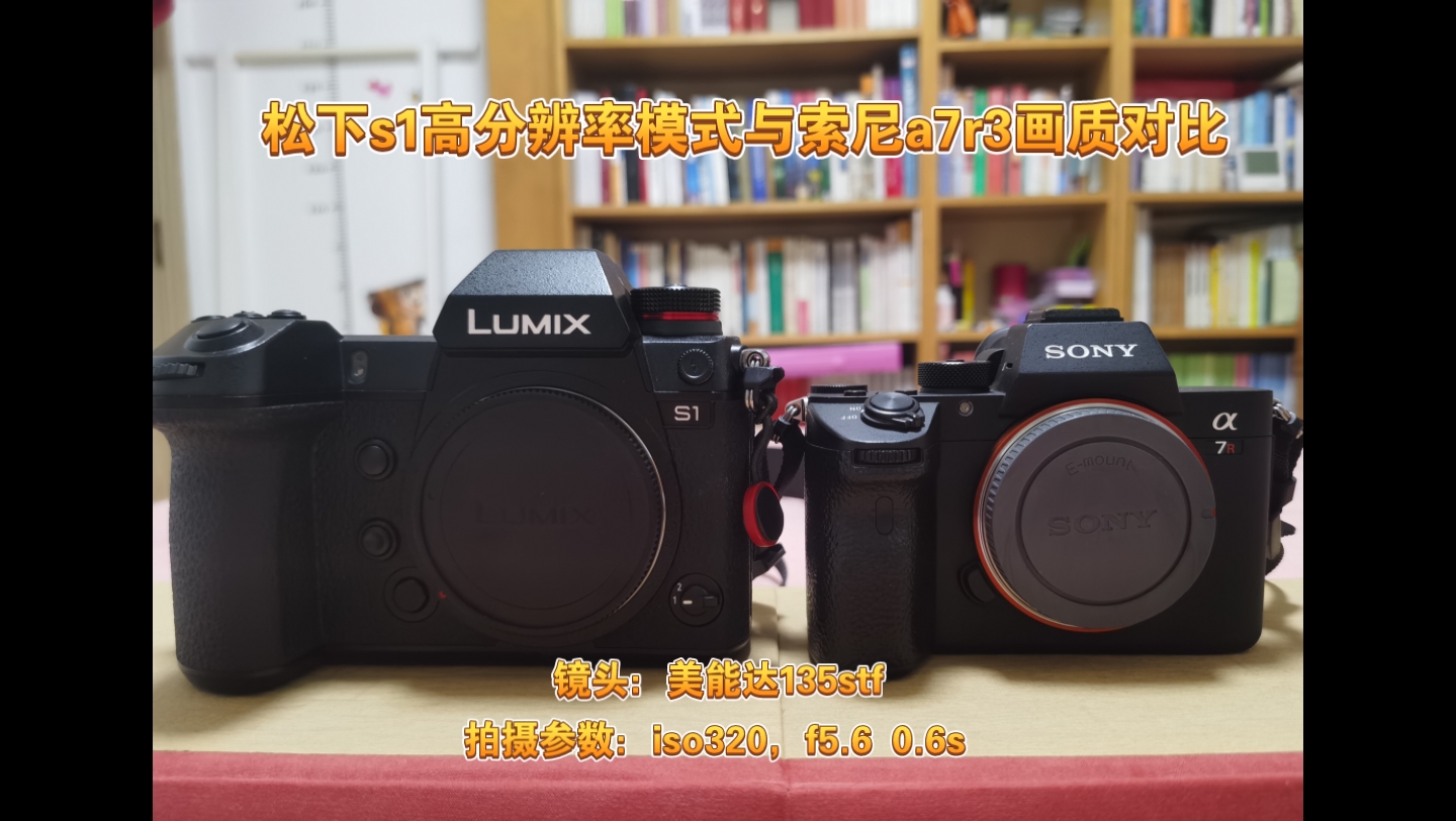 【摇摇乐】松下s1高分辨率模式vs索尼a7r3画质对比