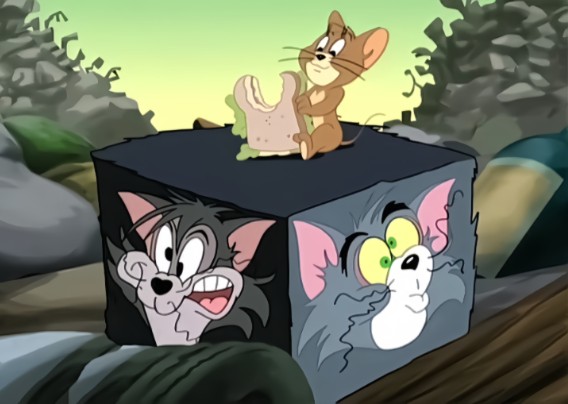 《猫和老鼠传奇第一季》垃圾场争夺赛.