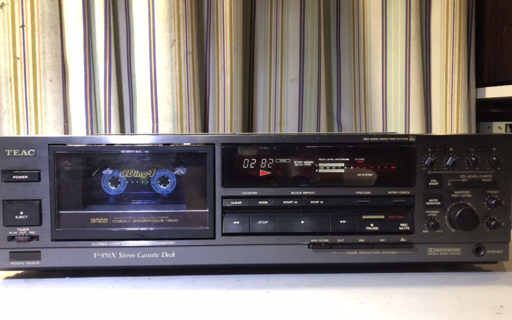 teac v-970x三磁头卡座试录 夜机(陈慧娴)