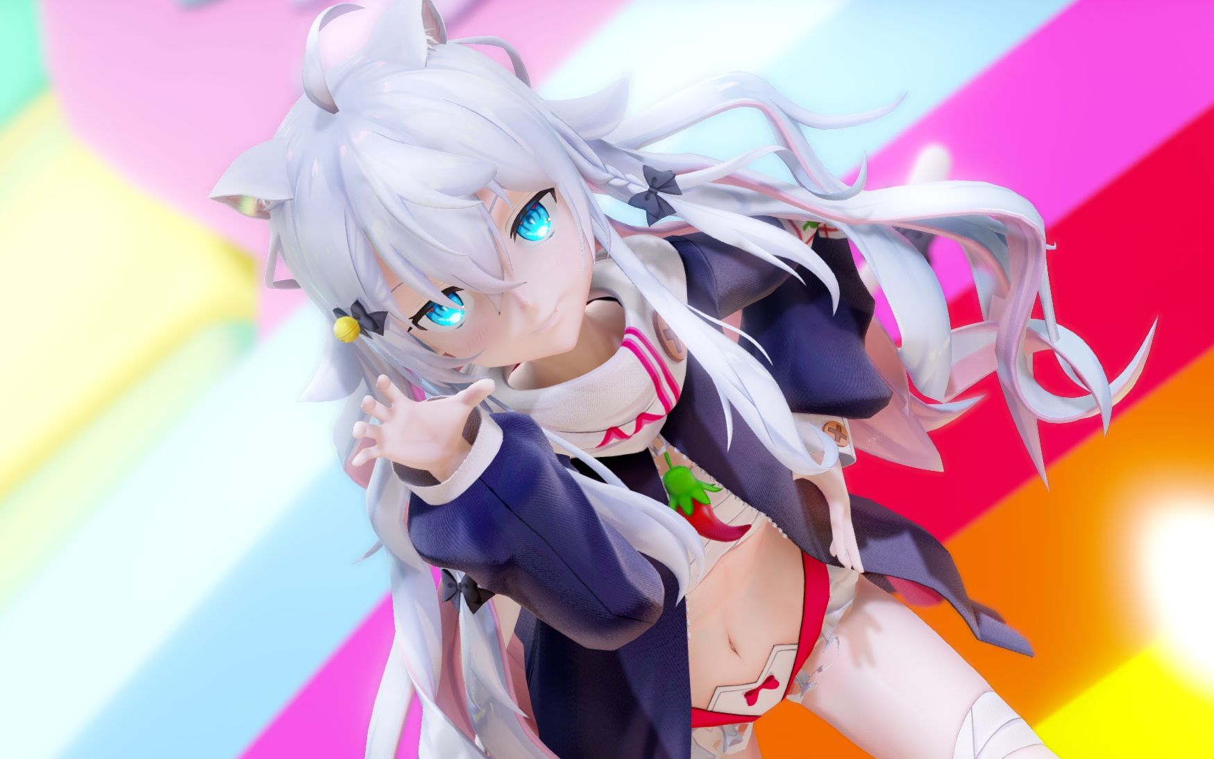 神楽七奈mmd官方模型dd斩首78