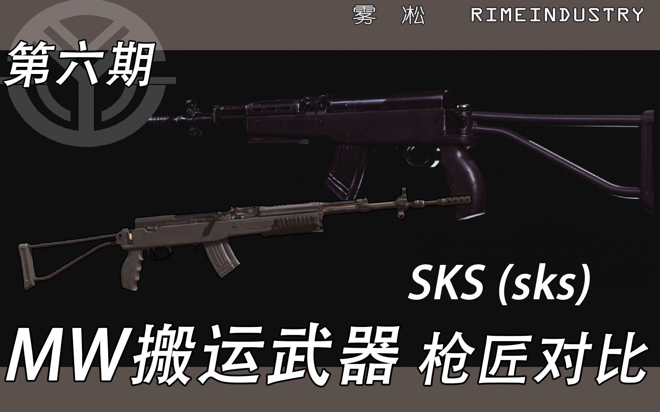 【CODM对比】MW搬运枪械 枪匠配件对照 第六期:SKSsks使命召唤手游