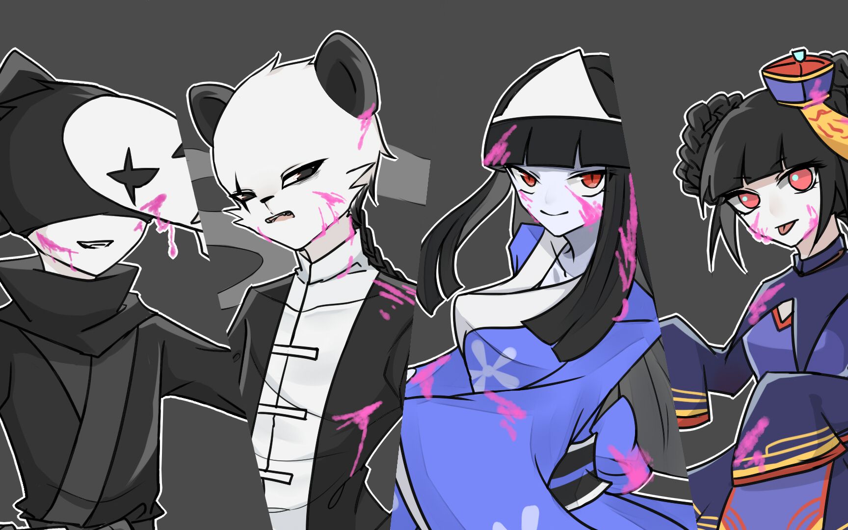 【忍三手书】machine gun(黑/力/琳/椒)_哔哩哔哩 (゜-゜)つロ 干杯