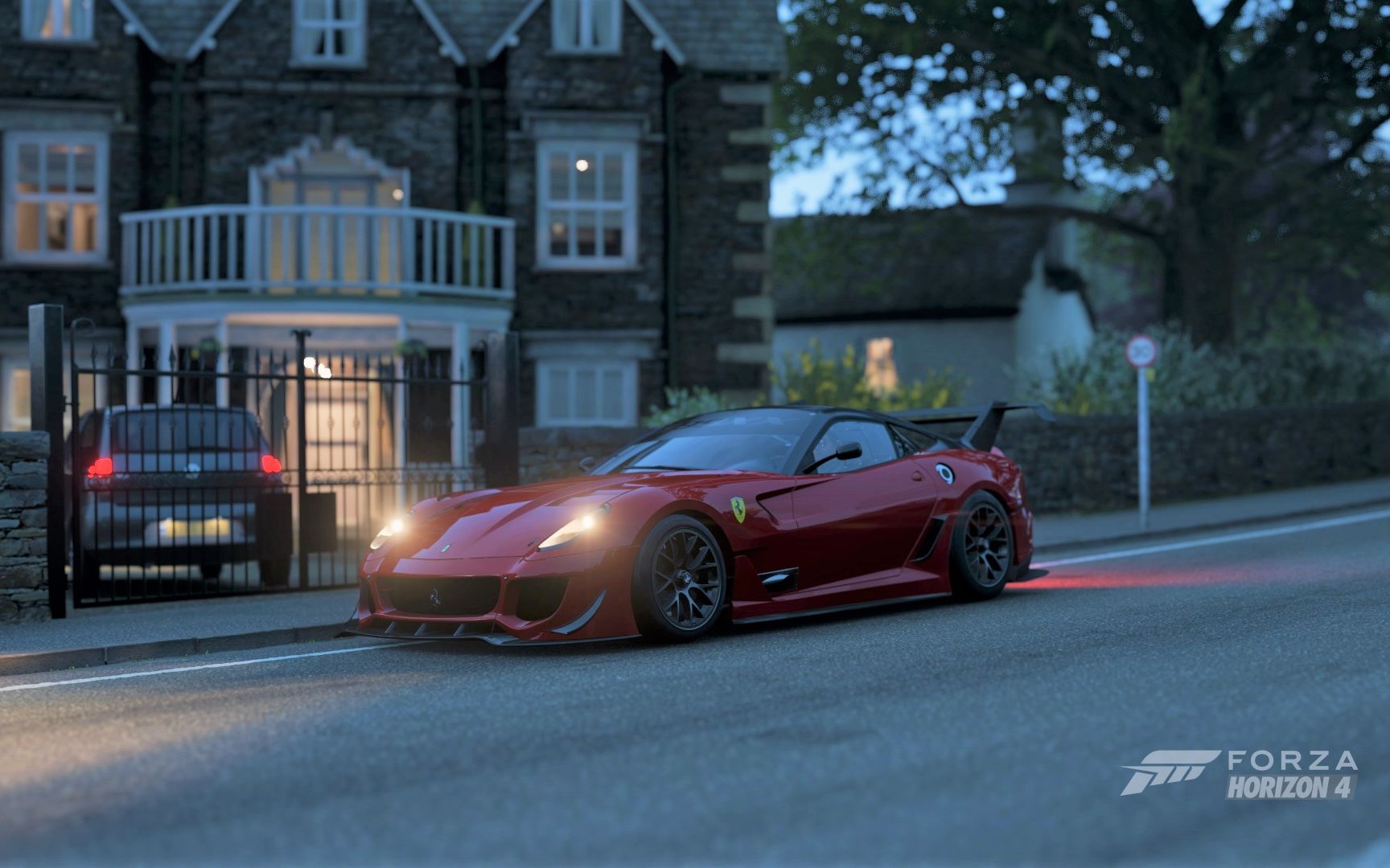 再跑最后一圈大环道法拉利599xxevo终于跑了一个6开头的圈速地平线4